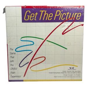 SEALED VTG 1987 "Get The Picture" Drawing Board Game Worlds of Wonder BRAND NEW